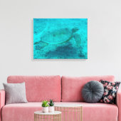 Schildkröte Leinwanddruck (Insitu (Wohnzimmer))