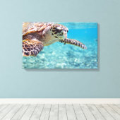 Schildkröte Leinwanddruck (Insitu (Holzboden))