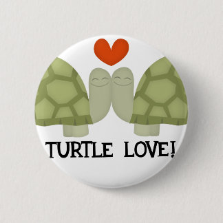 Schildkröte-Liebe Button