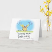 Schildkröte-Liebe Grußkarte Karte (Gelbe Blume)