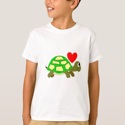 Schildkröte-Liebe-Shirt T-Shirt (Vorderseite)