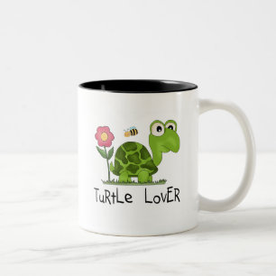 Schildkröte-Liebhaber-T-Shirts und Geschenke Zweifarbige Tasse