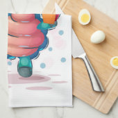 Schildkröte Lover Fall Niedlich Sea Turtle Geschirrtuch (Viertel Falte)