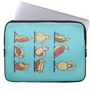 Schildkröte Lover Green Sea Turtle Yoga Laptopschutzhülle