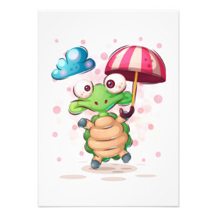 Schildkröte Lover Niedlich Sea Turtle Fotodruck