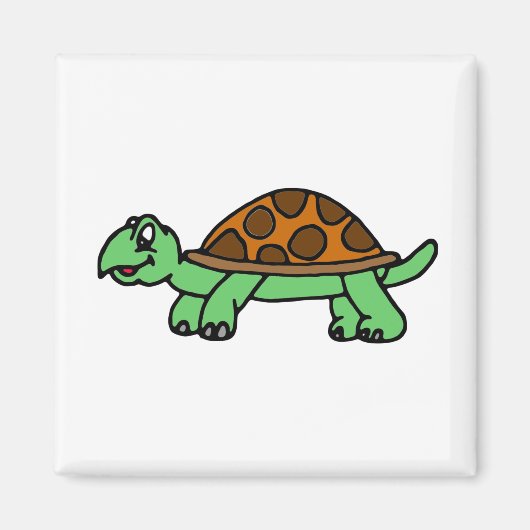 Schildkröte Lustig Magnet (Vorne)