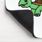 Schildkröte Lustig Mousepad (Ecke)