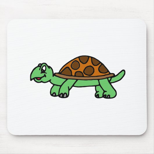 Schildkröte Lustig Mousepad (Vorne)