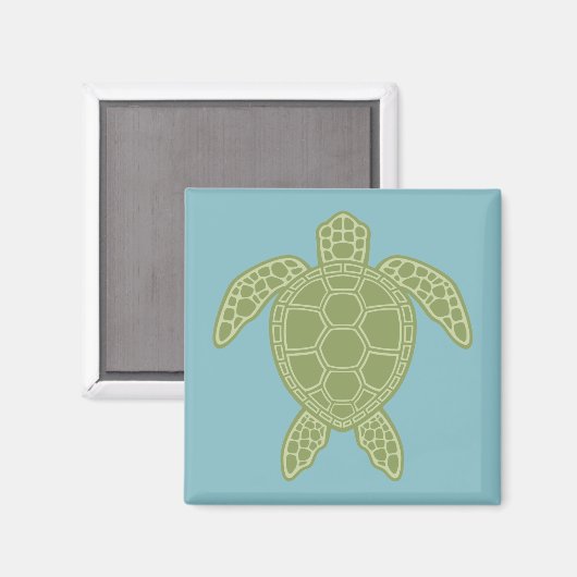 Schildkröte Magnet (Vorderseite/Rückseite)