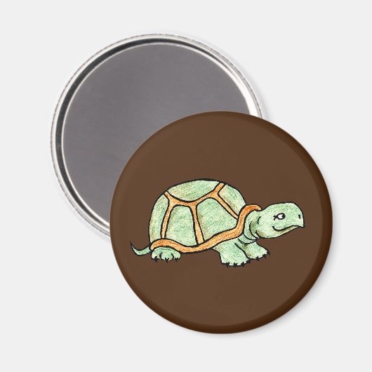 Schildkröte Magnet (Vorderseite/Rückseite)