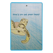 Schildkröte Mini Klemmbrett (Rückseite)