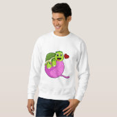 Schildkröte mit Ball of Wool Sweatshirt (Vorne ganz)