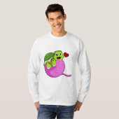 Schildkröte mit Ball of Wool T-Shirt (Vorne ganz)