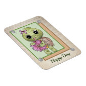 Schildkröte mit Blume Magnet (Rechte Seite)
