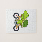 Schildkröte mit Fahrrad.PNG Puzzle (Horizontal)
