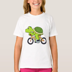 Schildkröte mit Fahrrad.PNG T-Shirt