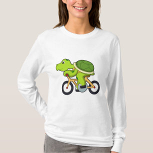 Schildkröte mit Fahrrad.PNG T-Shirt