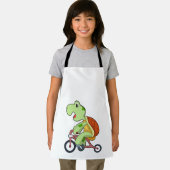 Schildkröte mit Fahrrad Schürze (Insitu)