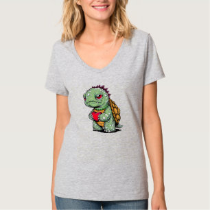 Schildkröte mit Herz  T-Shirt