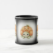 Schildkröte mit Jack-O'-Lantern-Panzer Tasse (Zentrum)