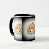 Schildkröte mit Jack-O'-Lantern-Panzer Tasse (Vorderseite Links)