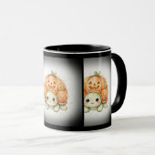 Schildkröte mit Jack-O'-Lantern-Panzer Tasse (VorderseiteRechts)