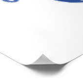 Schildkröte mit Korallen in Ocean Paper Art Illust Poster (Ecke)