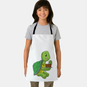 Schildkröte mit Kuchen Schürze (Insitu)