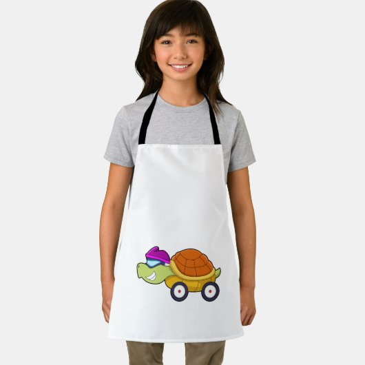 Schildkröte mit Muschel als Auto Schürze (Insitu)