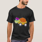 Schildkröte mit Muschel als Auto T-Shirt (Vorderseite)