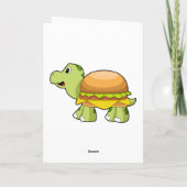 Schildkröte mit Muschel als Burger.PNG Karte (Rückseite)