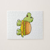 Schildkröte mit Muschel als Burger.PNG Puzzle (Horizontal)