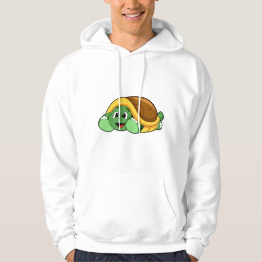 Schildkröte mit Muschel als Deckeln Hoodie (Vorderseite)