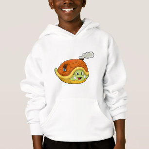 Schildkröte mit Muschel als Haus Hoodie