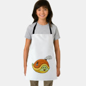 Schildkröte mit Muschel als Haus Schürze (Insitu)