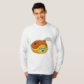 Schildkröte mit Muschel als Haus T-Shirt (Vorne ganz)