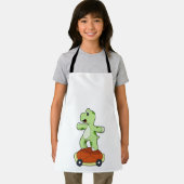 Schildkröte mit Muschel als Skateboard Schürze (Insitu)