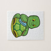Schildkröte mit Muschel und Reinigen Puzzle (Horizontal)