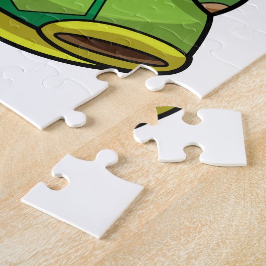 Schildkröte mit Muschel und Reinigen Puzzle (Seite)