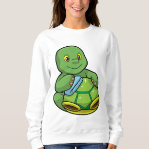 Schildkröte mit Muschel und Reinigen Sweatshirt