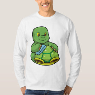 Schildkröte mit Muschel und Reinigen T-Shirt