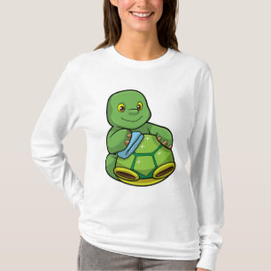 Schildkröte mit Muschel und Reinigen T-Shirt
