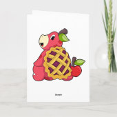 Schildkröte mit Panzer Karte (Rückseite)