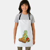 Schildkröte mit Pizza Schürze (Insitu)