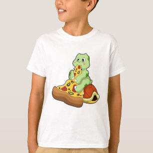 Schildkröte mit Pizza T-Shirt