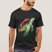 Schildkröte mit Rakete T-Shirt (Vorderseite)