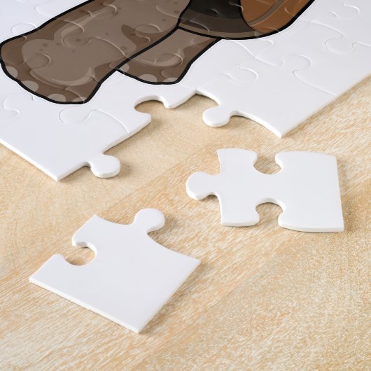 Schildkröte mit Regenbogenfarben Puzzle (Seite)