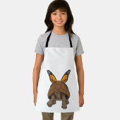 Schildkröte mit Regenbogenfarben Schürze (Insitu)