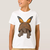 Schildkröte mit Regenbogenfarben T-Shirt (Vorderseite)