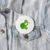 Schildkröte mit Seifenblasen Button (Beispiel)